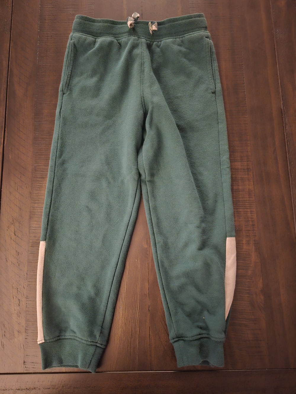 Garanimals Forest Green Fleece Joggers with White Accents